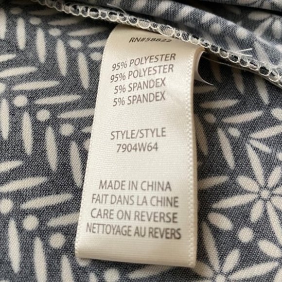 Max Studio Size XS Sleeveless Black Patterned Dress - Picture 7 of 8